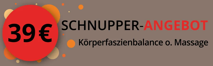 Schnupper Angebot für Osteopathie und Massagen - München